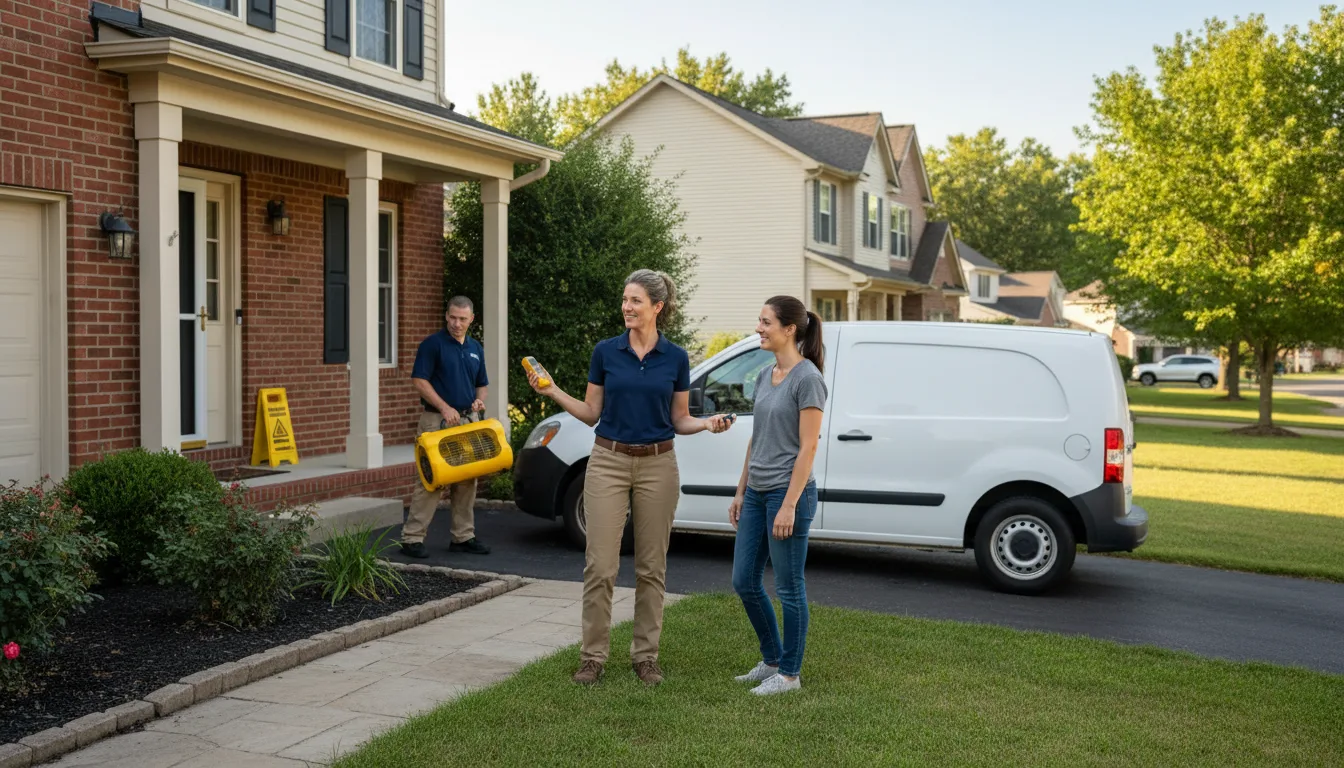 Water restoration image for Dehumidification And Cleanup Services in Oswego, NY